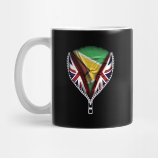 Guyanese Flag  Guyana Flag zipped British Flag - Gift for Guyanese From Guyana Mug